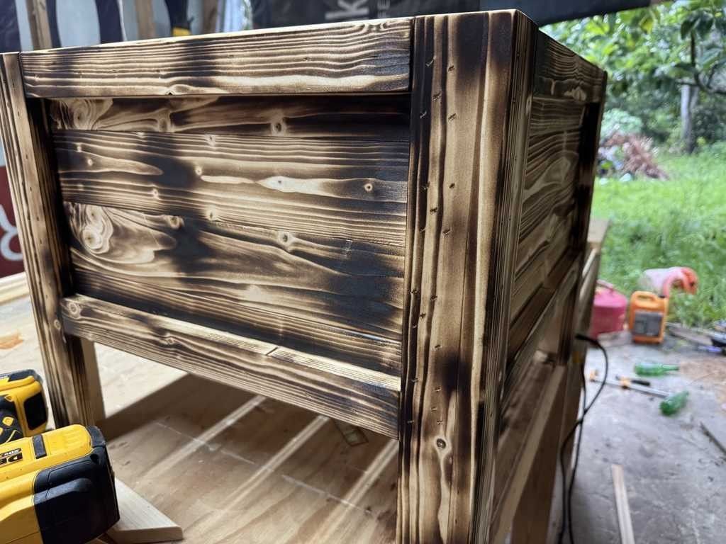 Macetas De Madera Para Matas, wooden pots for plants