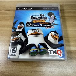 The Penguins Of Madagascar Dr Blowhole Returns Again PS3 