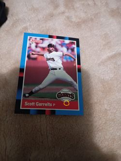 RARE SCOTT GARRELTS ERROR CARD