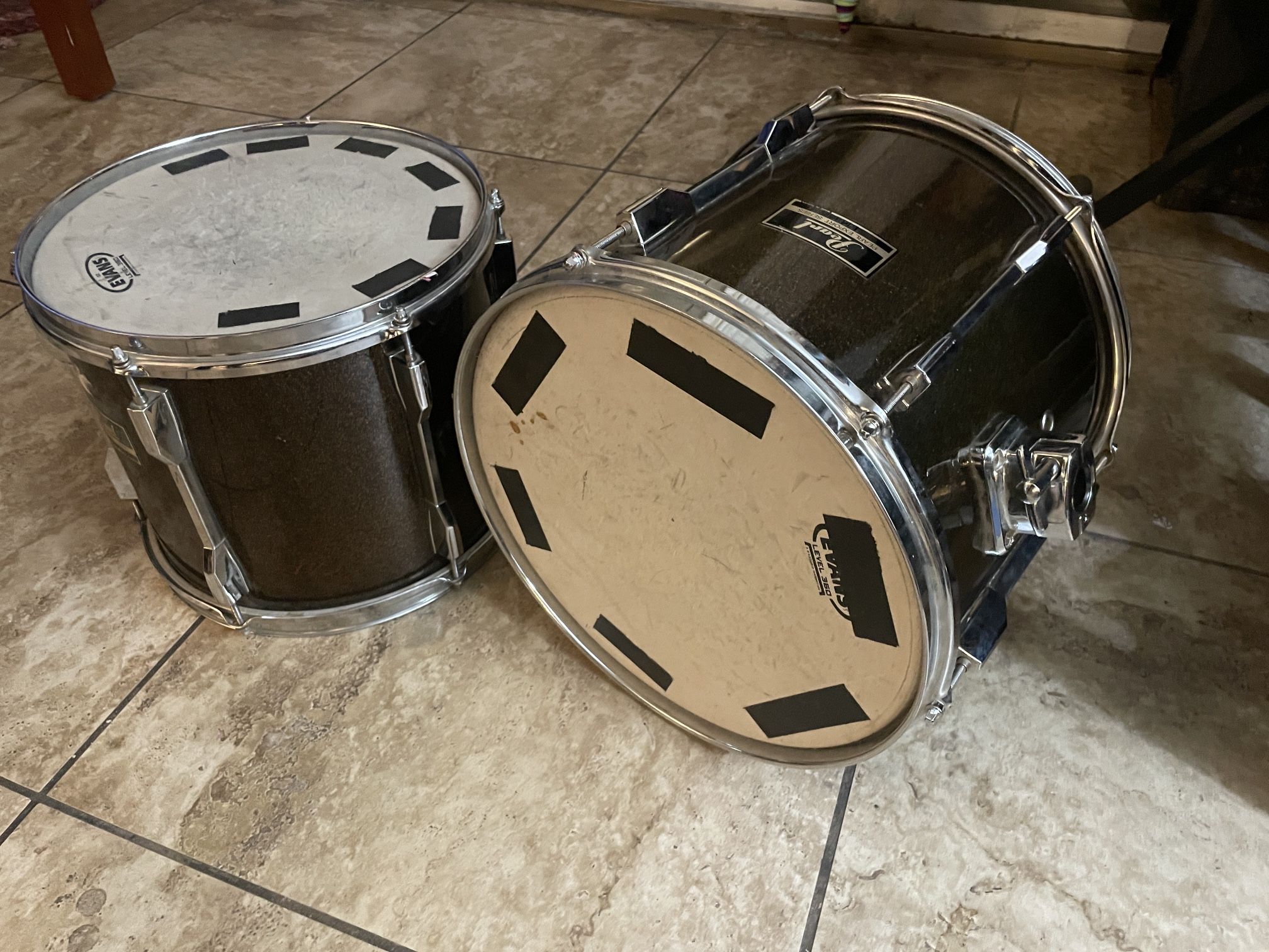 Pearl Export Series Toms - 13 inch & 12 inch diameter