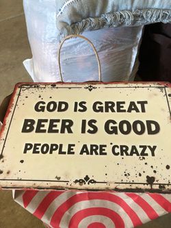 Tin Sign