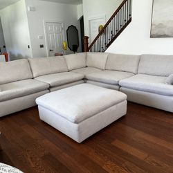 Ashley’s 5pc Sectional Couch + Ottoman