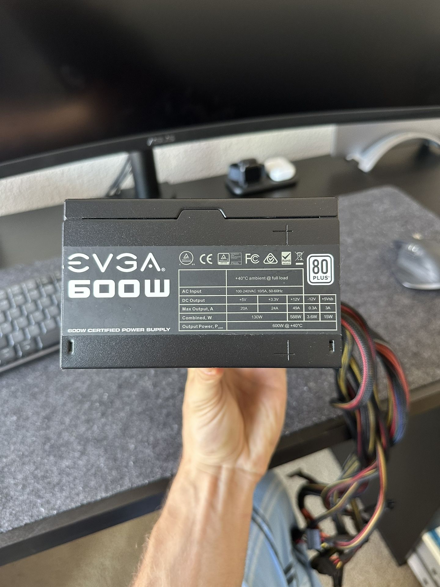 EVGA 600w Power Supply