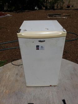 Whirlpool mini fridge.