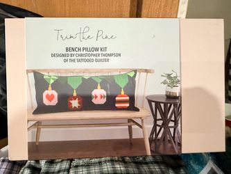 Trim the Pine Christmas Bench Pillow Kit