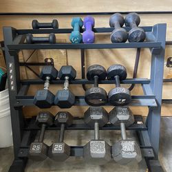 Dumbbell Weights With Weight Holder 