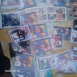 Baseball And Foodball Cards