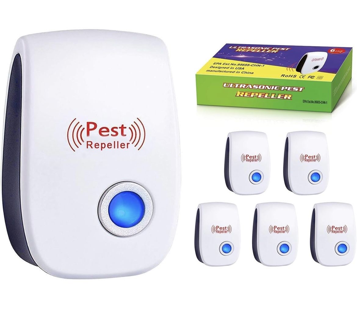 Mouse Rodent Rat Spider Roach Repellent Indoor (6 Pack)