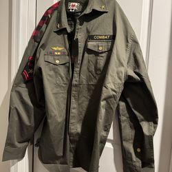 Regal Wear Men's Military Field Jacket - Olive size 5xl