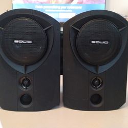 Pair Of Solid By B&W Speakers