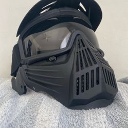 Black Paint Ball Mask