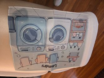 Rug  to protect the top of the washers and dryer