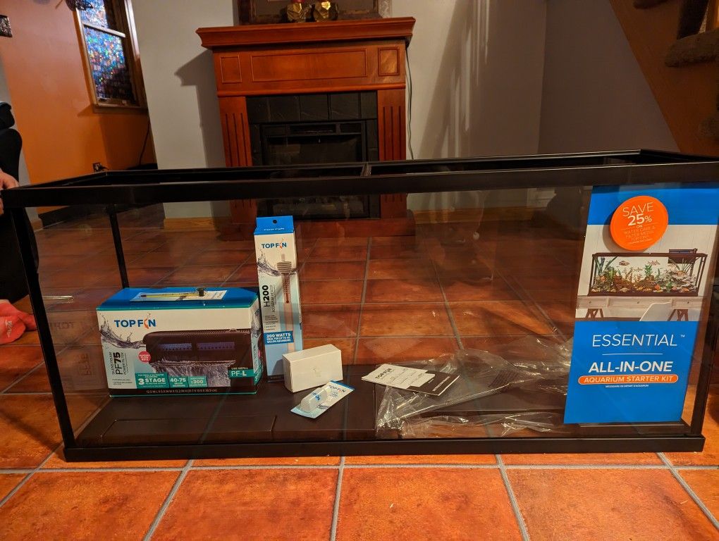 Top Fin 55 Gallon Fish Tank Starter Kit
