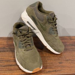 Air Max 90 Ultra 2.0 Leather Olive Canvas (Mens 10)