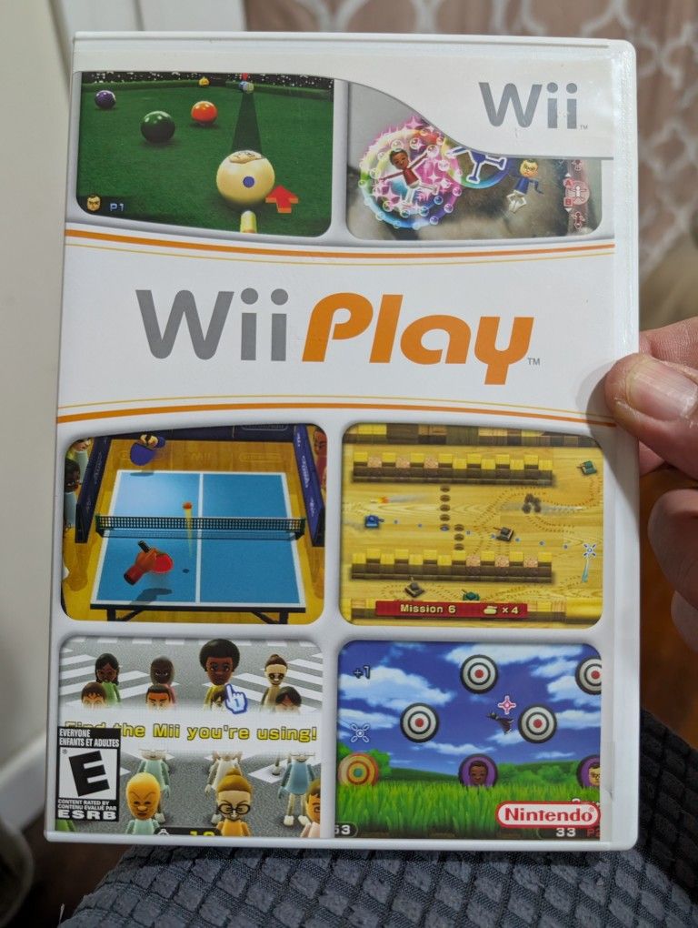 Wii Games (Wii Play And Big Brain Academy Wii Degree) Both For $20