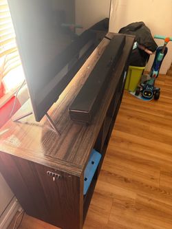 Dark Wood 8 Cube Shape Shelves x 2