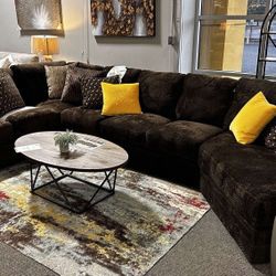 Comfort Coil Steel Frame Oversized Luxury Sectional Couch Set ✨ Fast Delivery ⭐$39 Down Payment with Financing ⭐ 90 Days same as cash