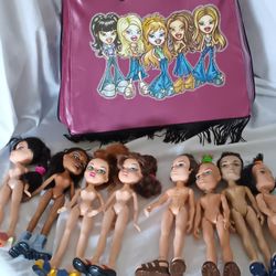Vintage Bratz Dolls With Carry Case