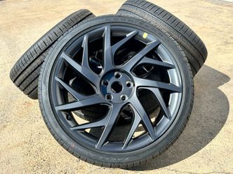 FREE DELIVERY 21" OEM 2026 Tesla Model S Plaid VELARIUM wheels Goodyear STAGGERED - NO CAPS