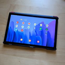 Samsung Galaxy Tab A7 tablet with 10" screen + Case