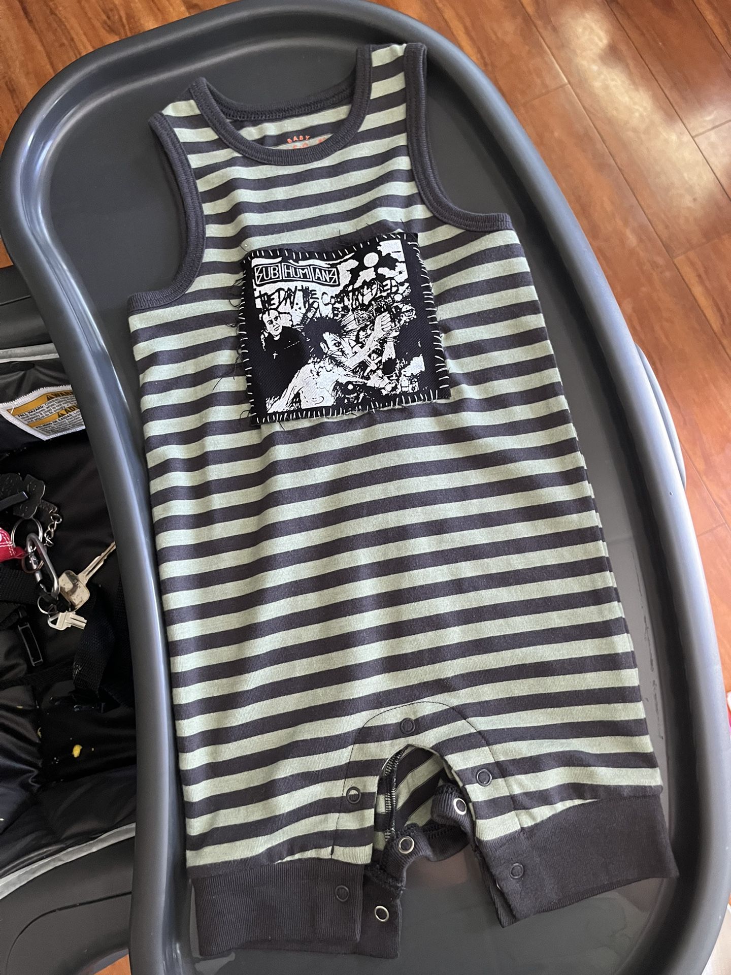 handsewn punk onsies