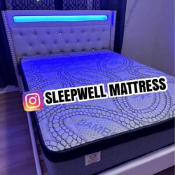 New Queen Bed Frame With Mattress 