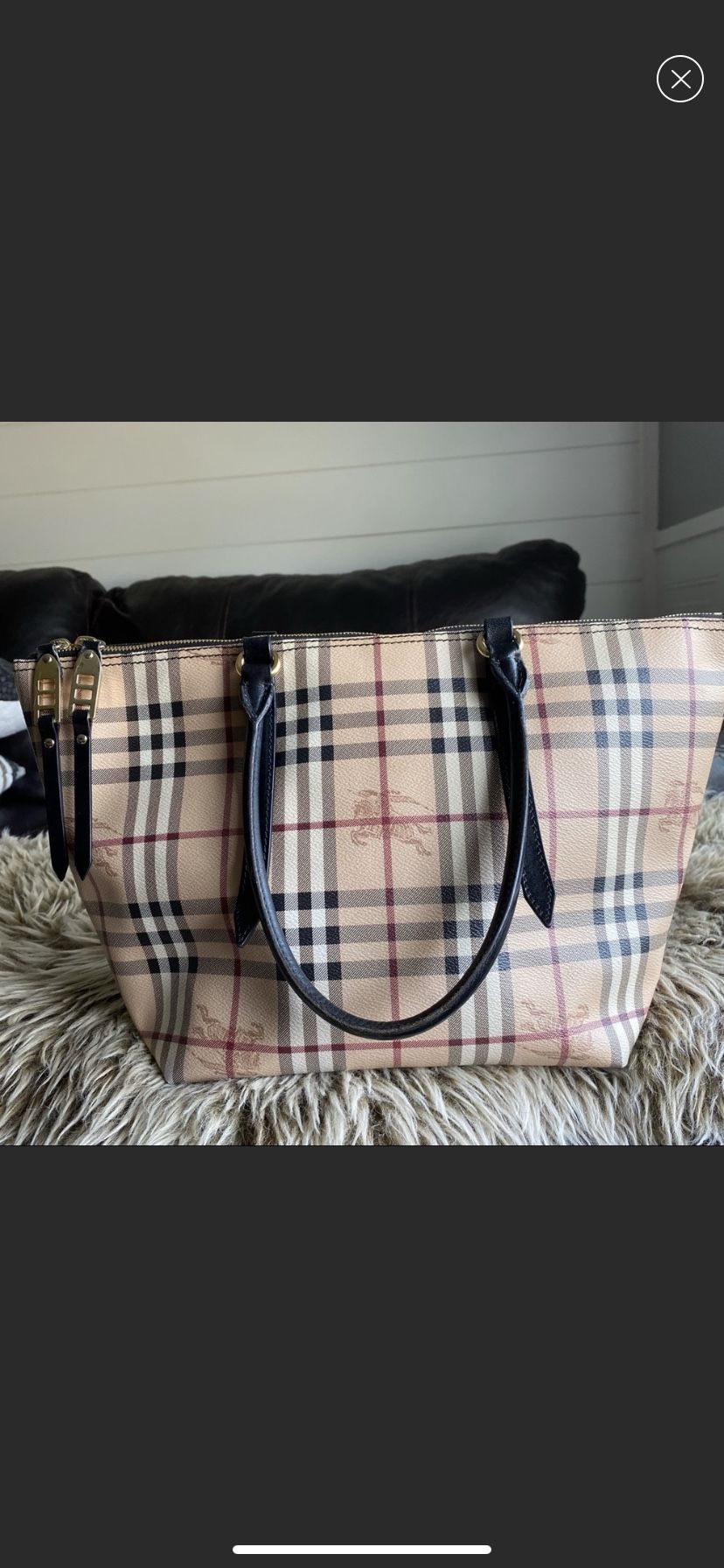 100%  Authentic Burberry Tote 