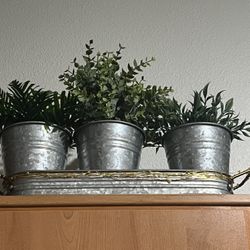 Fake Plants Comes With Lights And Tray 