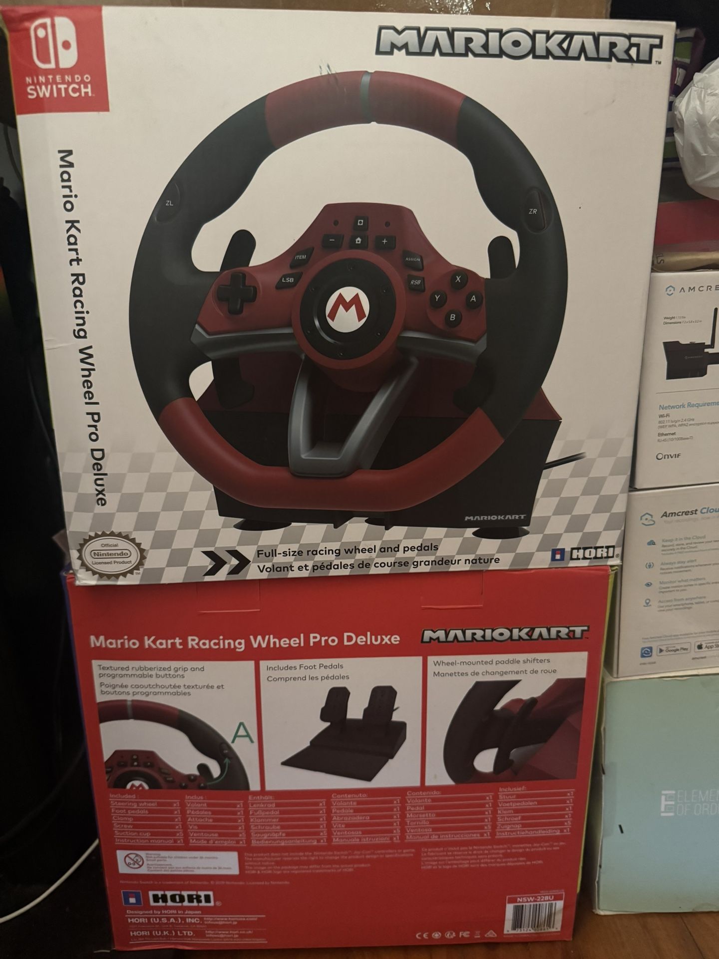 Nintendo Switch Mario Kart Racing Wheel Pro Deluxe