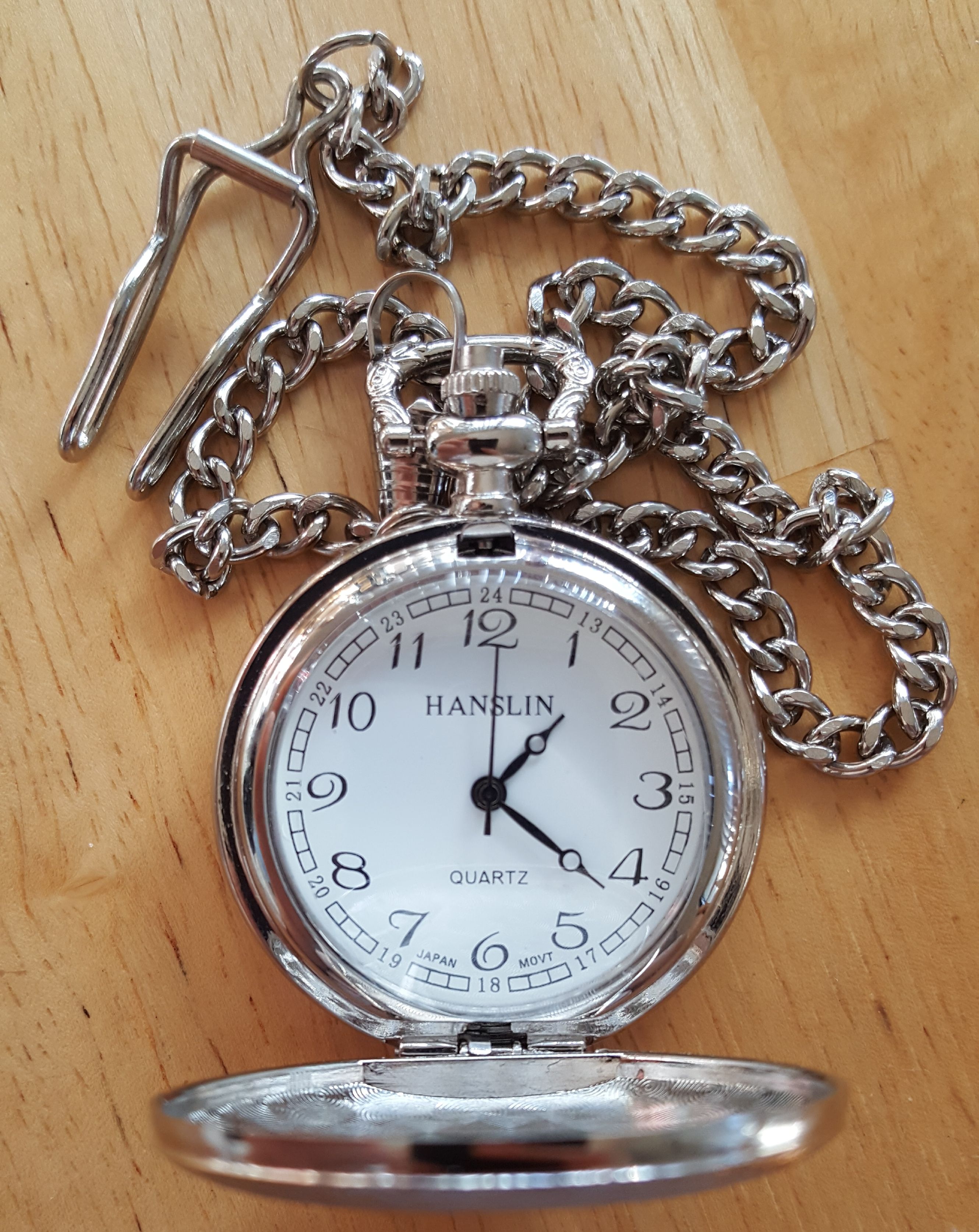 HANSLIN POCKET WATCH WITH CHAIN