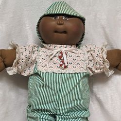 Vintage 1980s Cabbage Patch Kids, Black, Boy Doll