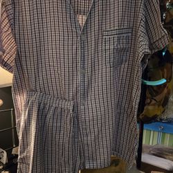 Men's XL Botany 2pc Pajama Set With Shorts