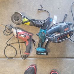 lot of power tools