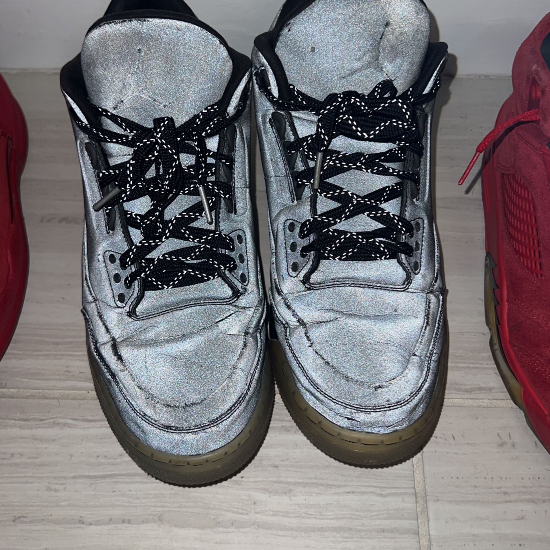 Retro Jordan 3s M3 Gray 10.5