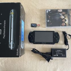 Sony PlayStation Portable Psp 1001 Black w/ 7000+ Games Saved