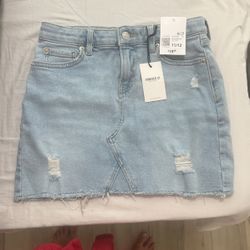 Jean Skirt, Mini Skirt 