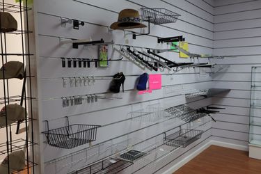 SlatWall, Display Cases, and more
