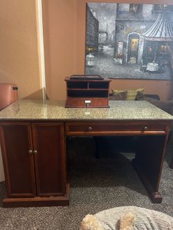 Free wood executive desk