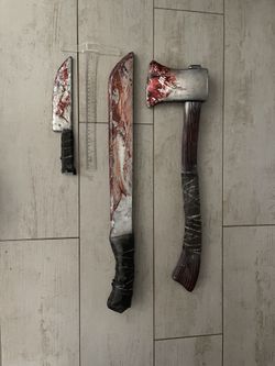 Toy Sword, AX, and knife