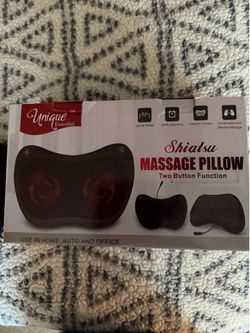 Shiatsu neck message pillow