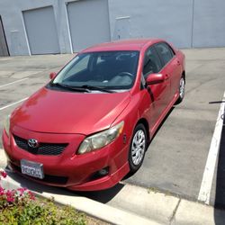 2009 Toyota Corolla S Exelente Conditions Clean Title. 