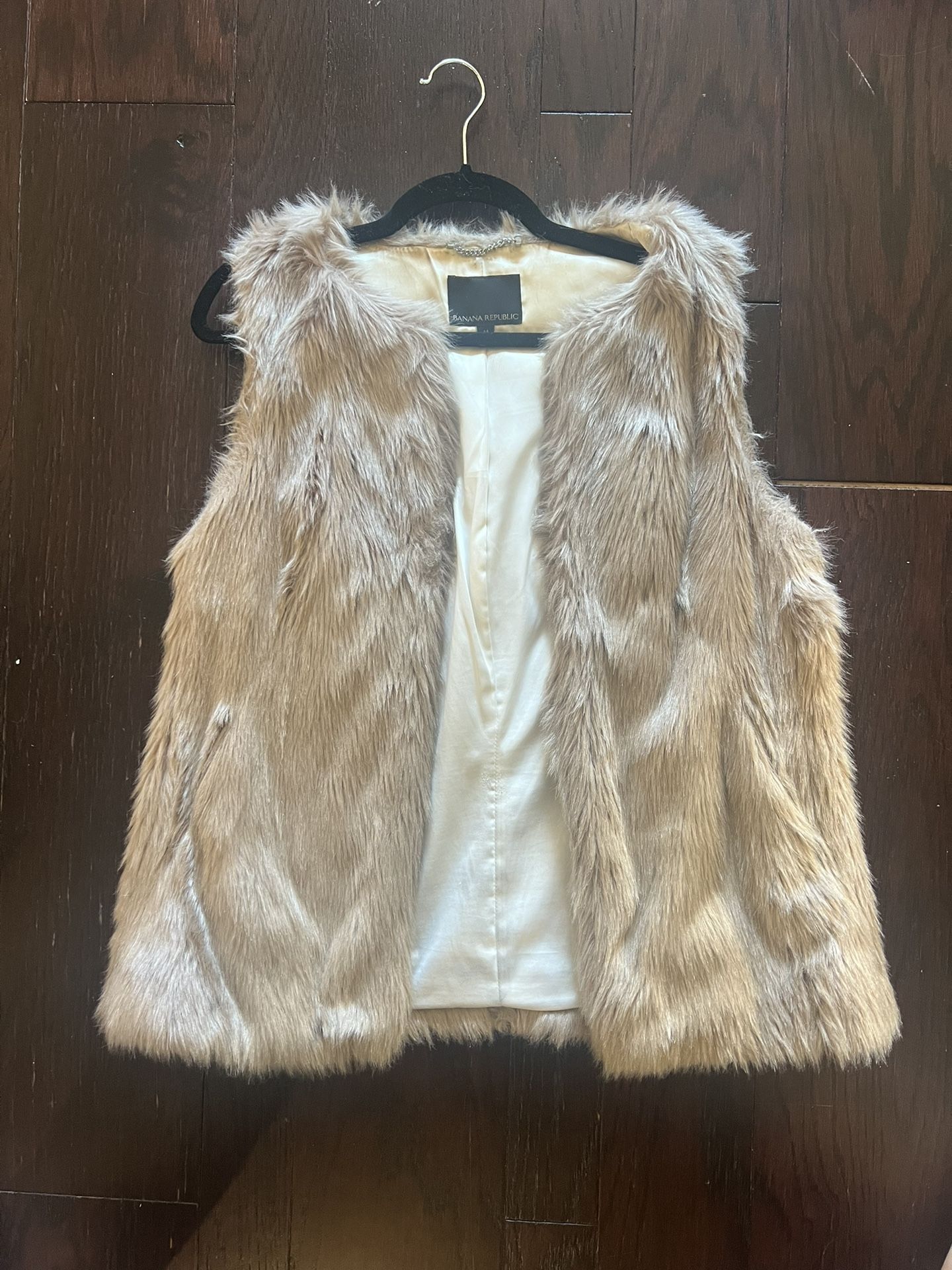 Banana Republic Faux Fur Vest