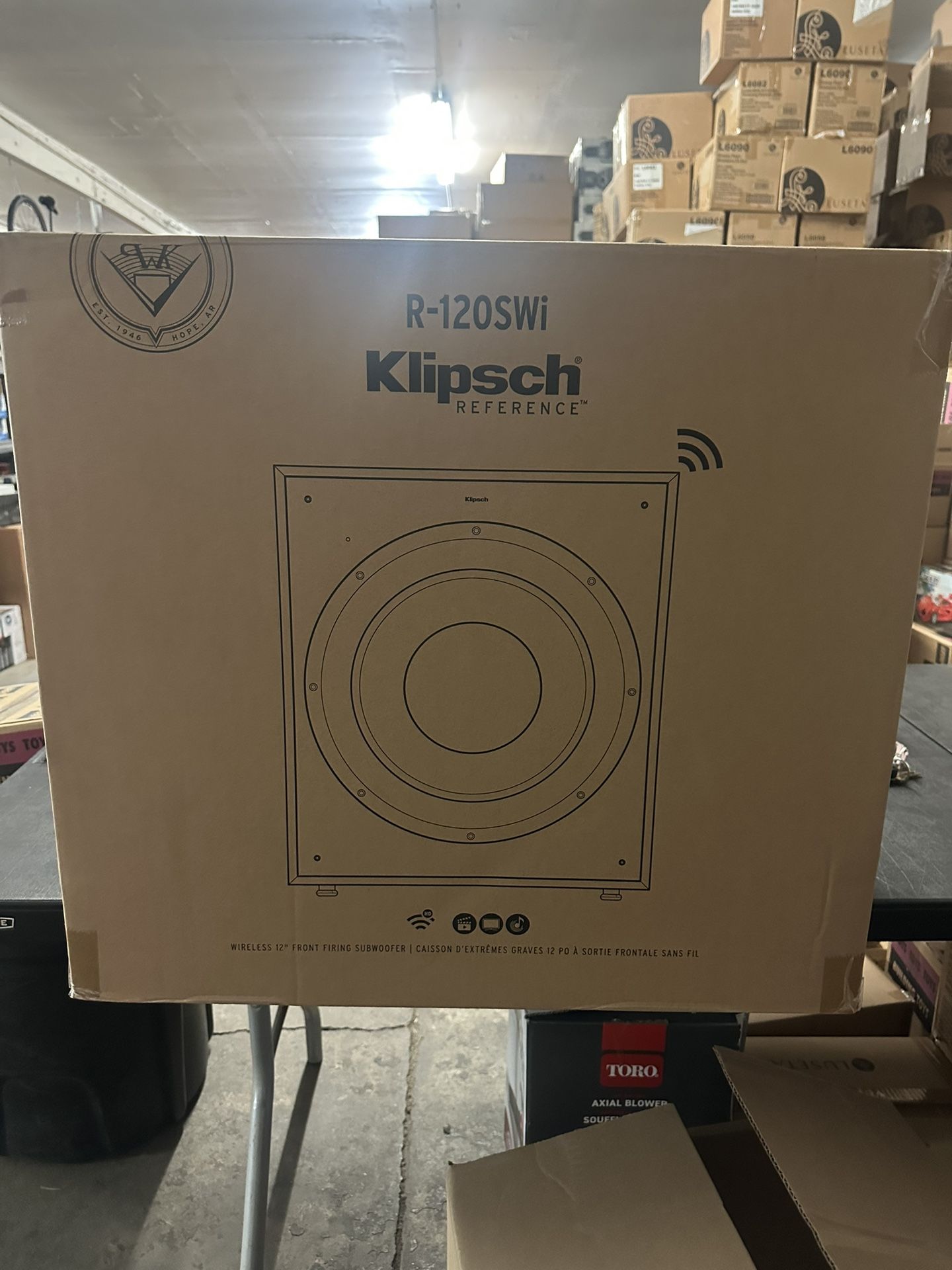 Klipsch R-120SWi 12" Wireless Subwoofer 230W Max Power with Wireless Transmitter