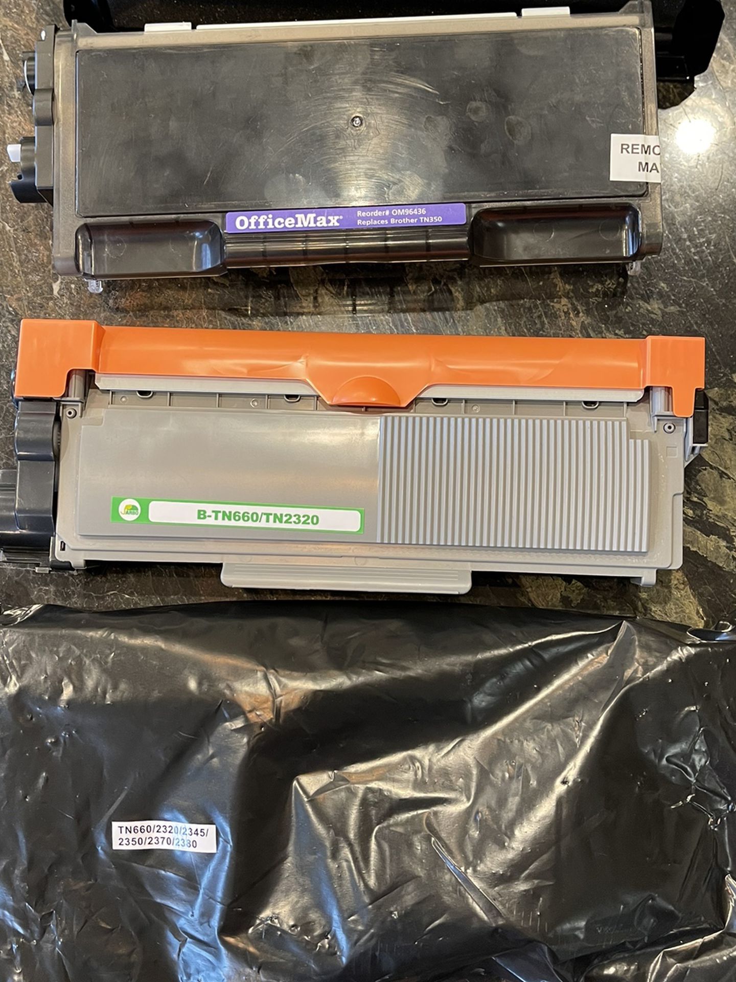 Brother Office Laser printer Toner cartridges 2-TN660 TN350 NEW
