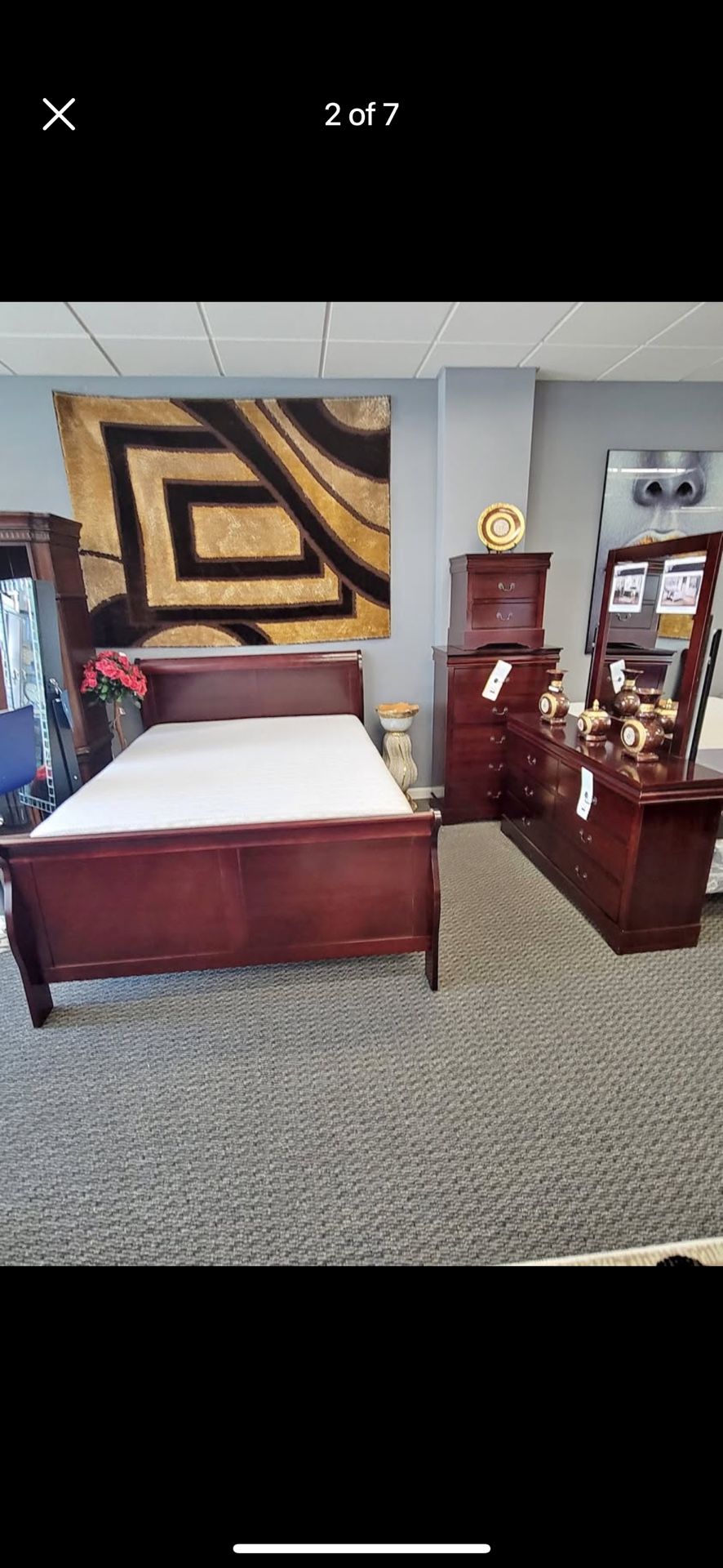 Solid Wood Bedroom Set In Stock For Fast Delivery