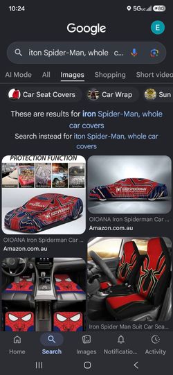Iron Spider-Man car cover