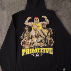 Primitive x WWE and attack on Titan sweater