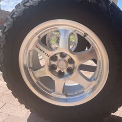 NISMO OG NISSAN WHEELS WITH TIRES 6x4.5 ENKEI 18”