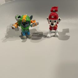 Paw Patrol Sea Patrol Rocky and EMT Marshall Toys