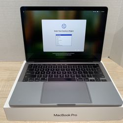 $450, 2020 MacBook Pro 13", 512GB/16GB RAM/i5, Touch Bar, factory upgrades worth $400